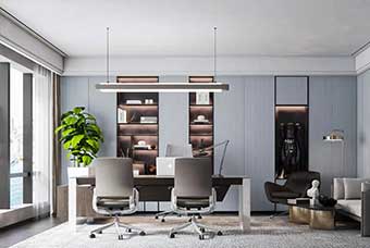 安徽轻奢风格-书房