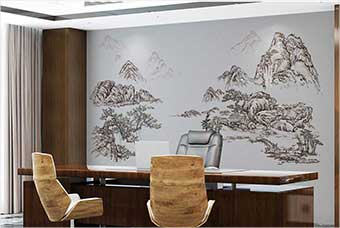 安徽森佰汇航空纤维墙咔（山水之间）