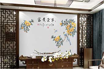 安徽森佰汇航空纤维墙咔（富贵荣华）