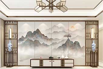 安徽森佰汇航空纤维（山水画系列）